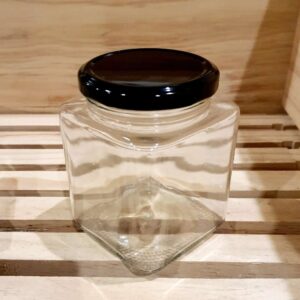 Square Glass Jar 500g